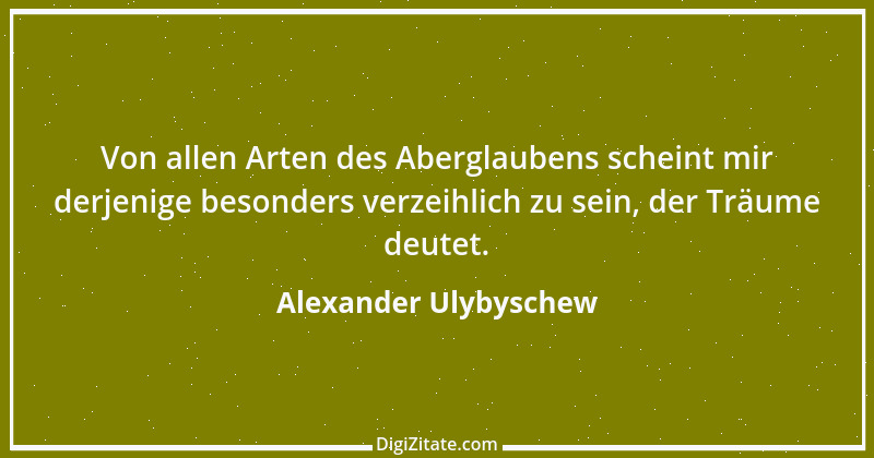 Zitat von Alexander Ulybyschew 2