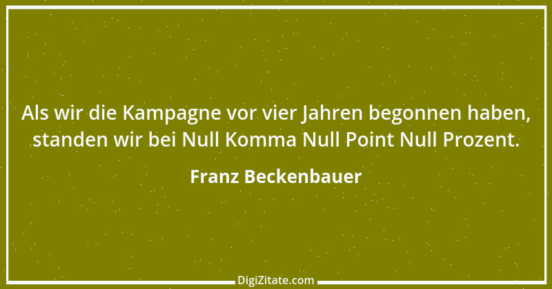 Zitat von Franz Beckenbauer 11