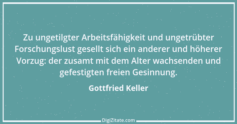 Zitat von Gottfried Keller 41