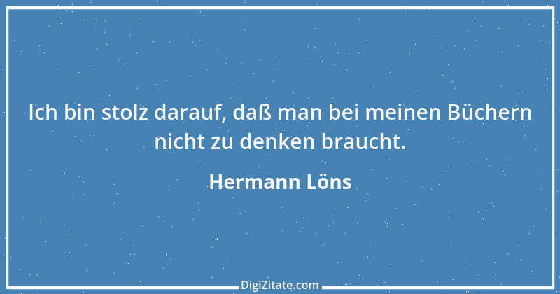 Zitat von Hermann Löns 1