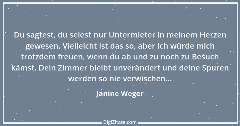 Zitat von Janine Weger 78