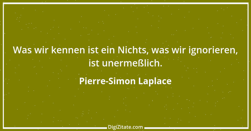 Zitat von Pierre-Simon Laplace 2