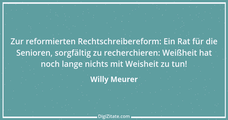 Zitat von Willy Meurer 1095