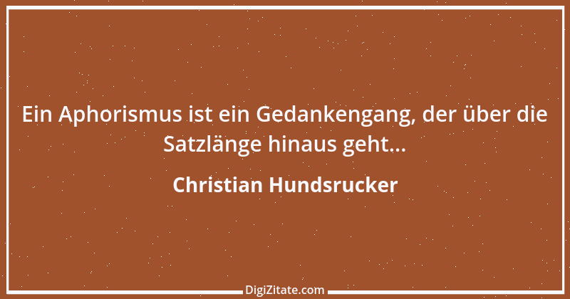 Zitat von Christian Hundsrucker 1