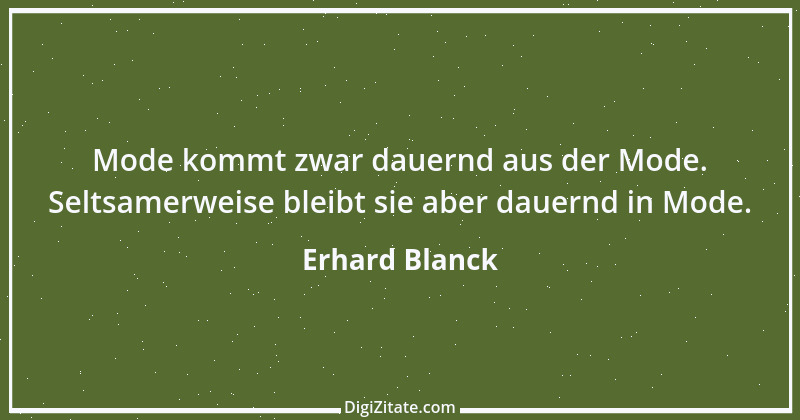 Zitat von Erhard Blanck 1961