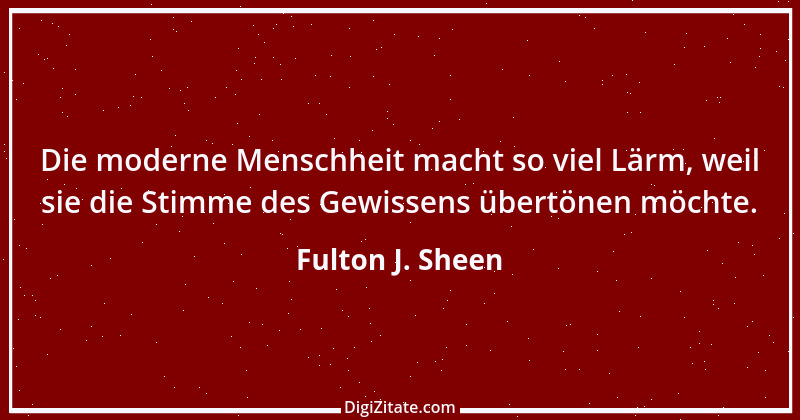 Zitat von Fulton J. Sheen 3