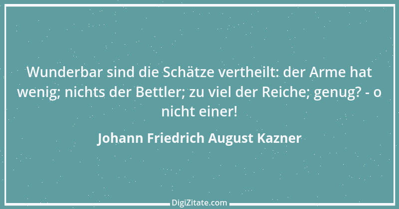 Zitat von Johann Friedrich August Kazner 2