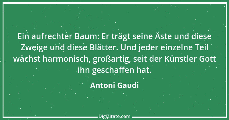 Zitat von Antoni Gaudi 1