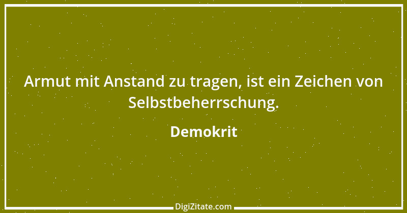 Zitat von Demokrit 111