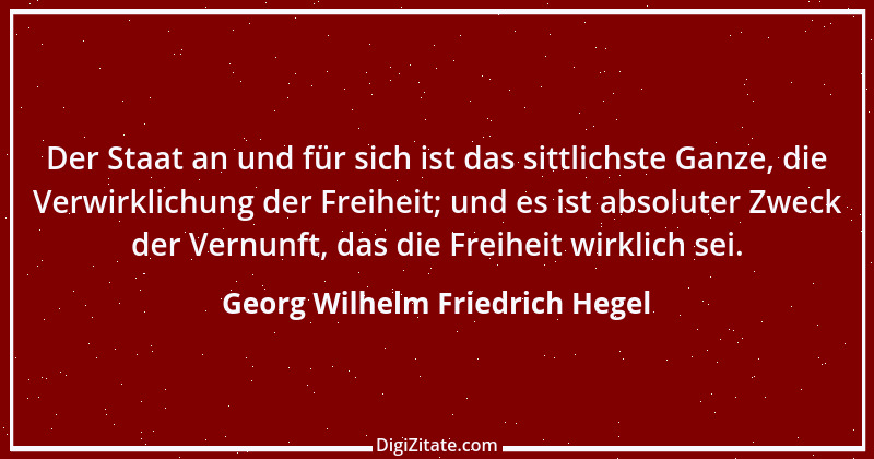 Zitat von Georg Wilhelm Friedrich Hegel 113