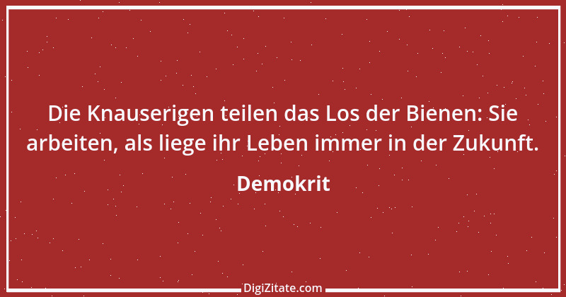 Zitat von Demokrit 112