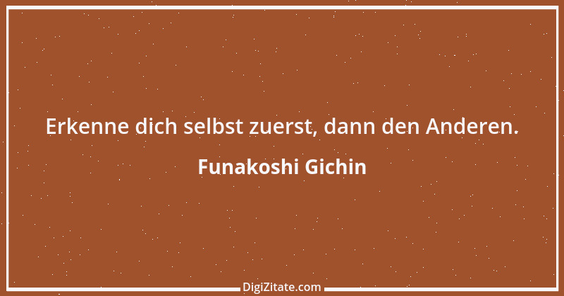 Zitat von Funakoshi Gichin 2