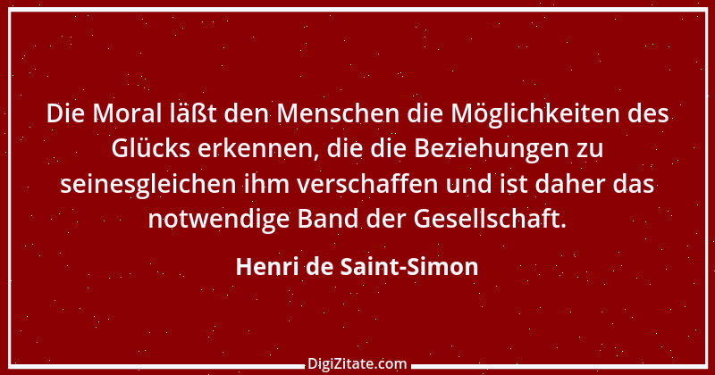 Zitat von Henri de Saint-Simon 15