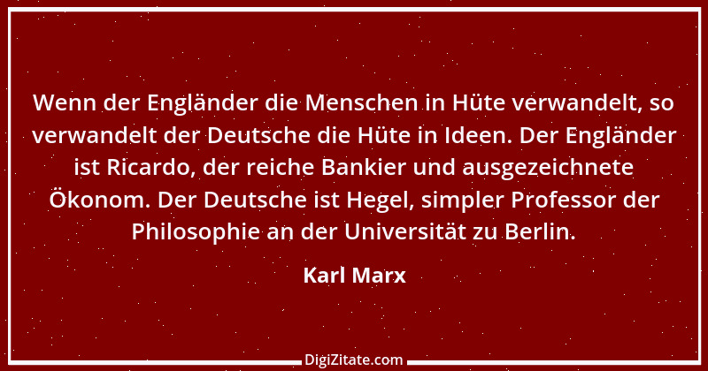 Zitat von Karl Marx 152