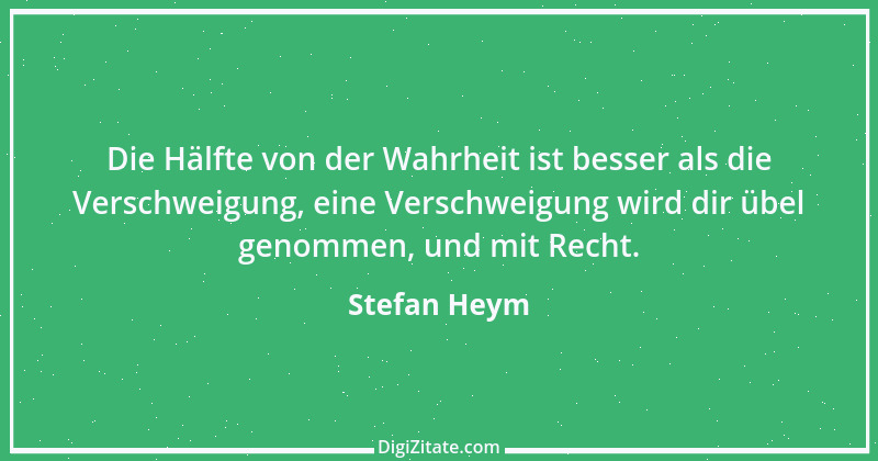 Zitat von Stefan Heym 53