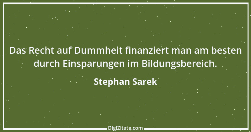 Zitat von Stephan Sarek 24