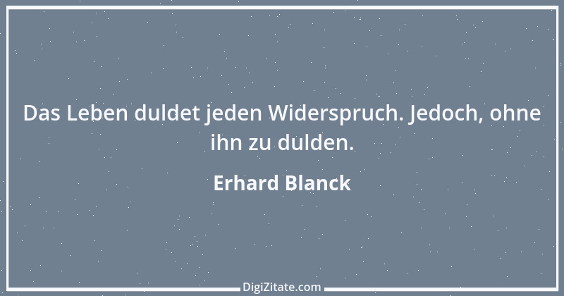 Zitat von Erhard Blanck 1964