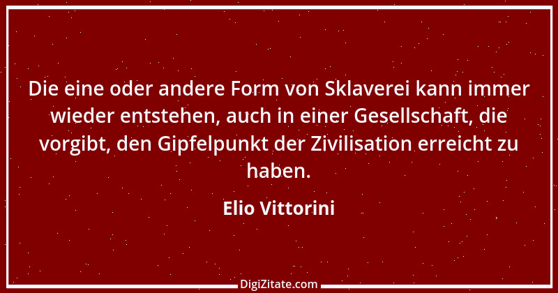 Zitat von Elio Vittorini 1