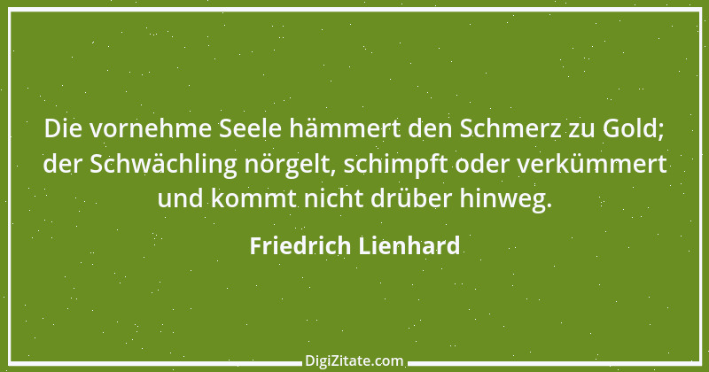 Zitat von Friedrich Lienhard 27