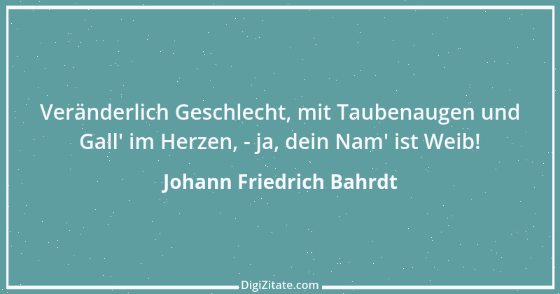 Zitat von Johann Friedrich Bahrdt 3