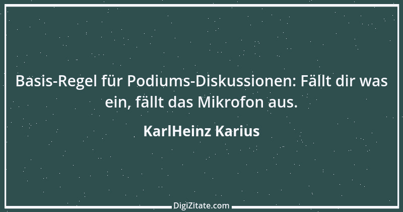 Zitat von KarlHeinz Karius 335