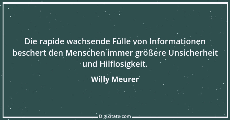 Zitat von Willy Meurer 711