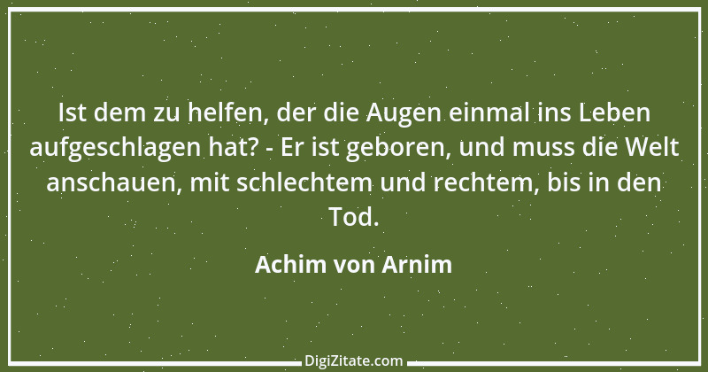 Zitat von Achim von Arnim 17