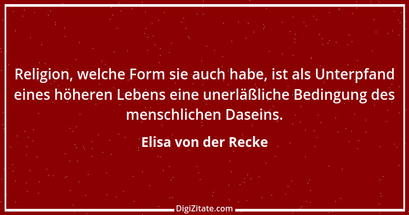 Zitat von Elisa von der Recke 1