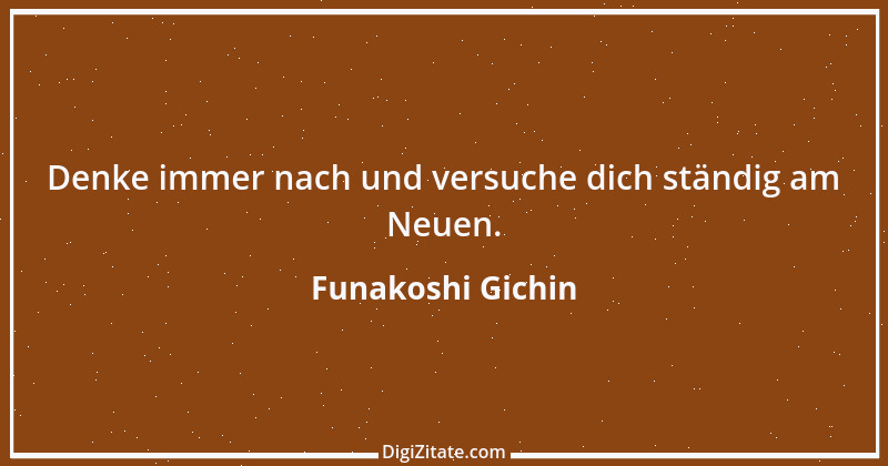 Zitat von Funakoshi Gichin 5