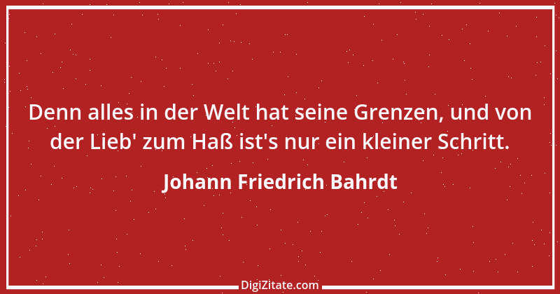 Zitat von Johann Friedrich Bahrdt 4