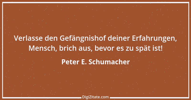 Zitat von Peter E. Schumacher 216