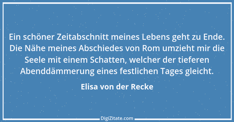 Zitat von Elisa von der Recke 2