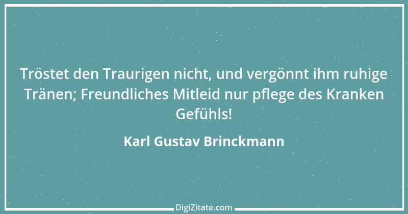 Zitat von Karl Gustav Brinckmann 11