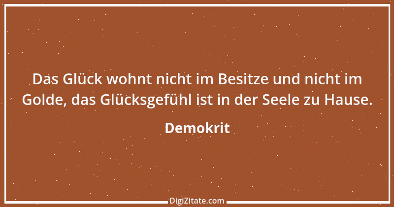 Zitat von Demokrit 117