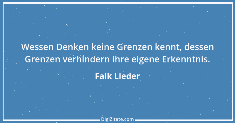 Zitat von Falk Lieder 1