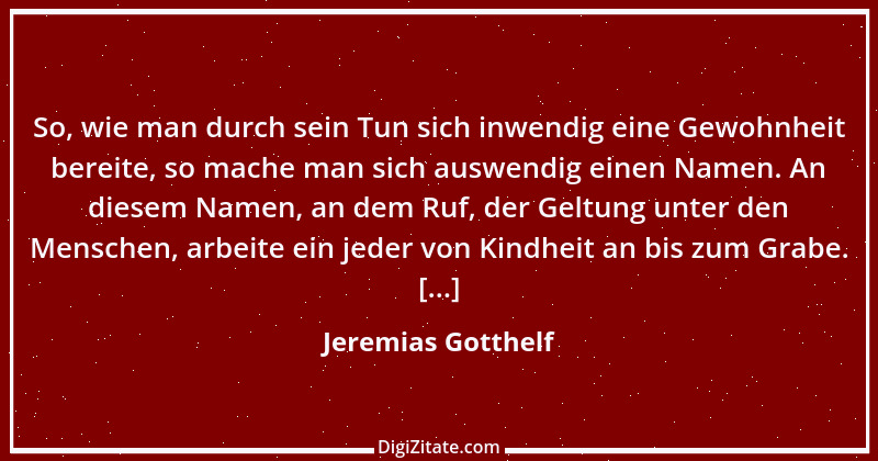 Zitat von Jeremias Gotthelf 77