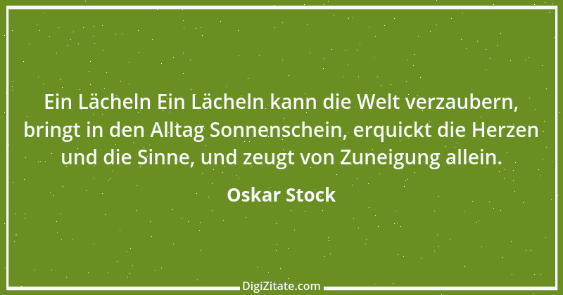 Zitat von Oskar Stock 12