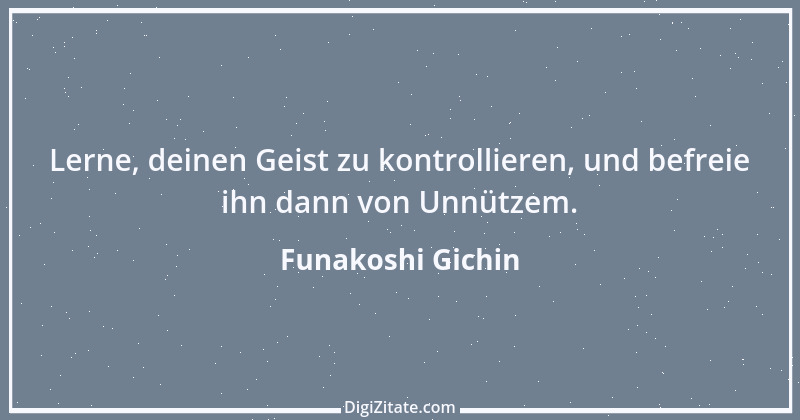 Zitat von Funakoshi Gichin 8