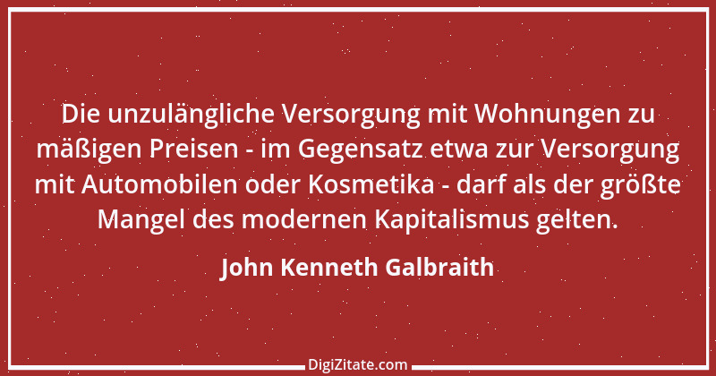 Zitat von John Kenneth Galbraith 15