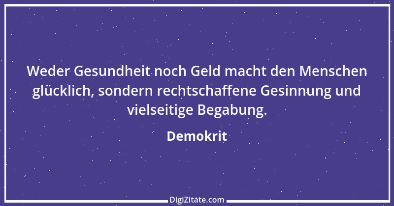 Zitat von Demokrit 119