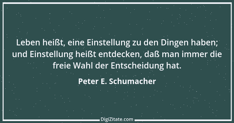 Zitat von Peter E. Schumacher 220