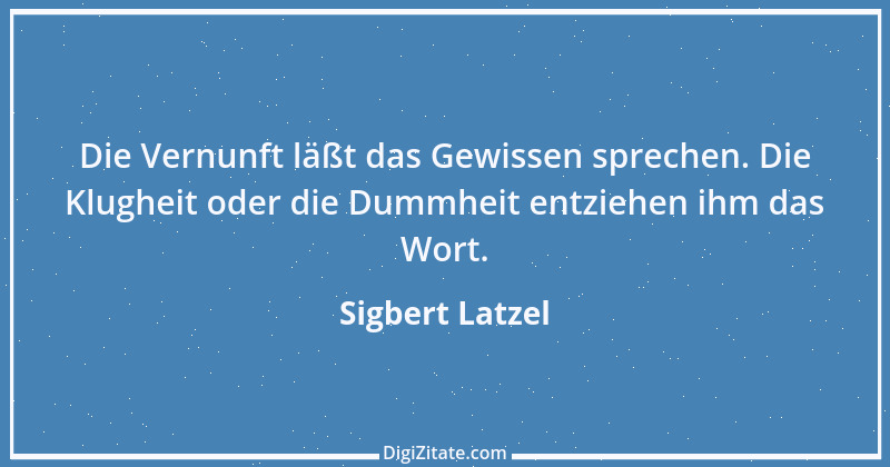 Zitat von Sigbert Latzel 324