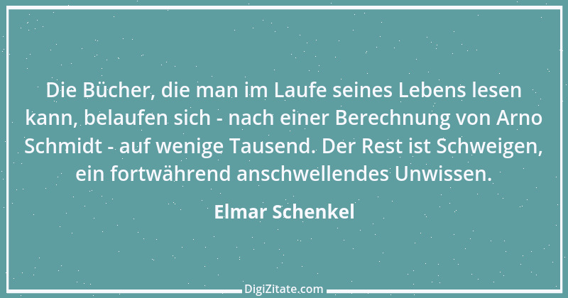 Zitat von Elmar Schenkel 8