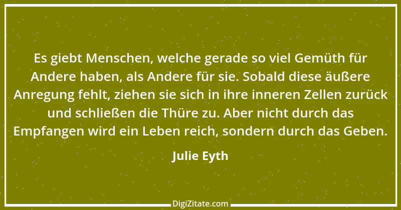 Zitat von Julie Eyth 113