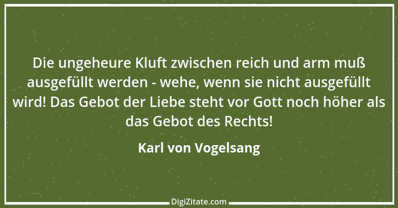 Zitat von Karl von Vogelsang 1