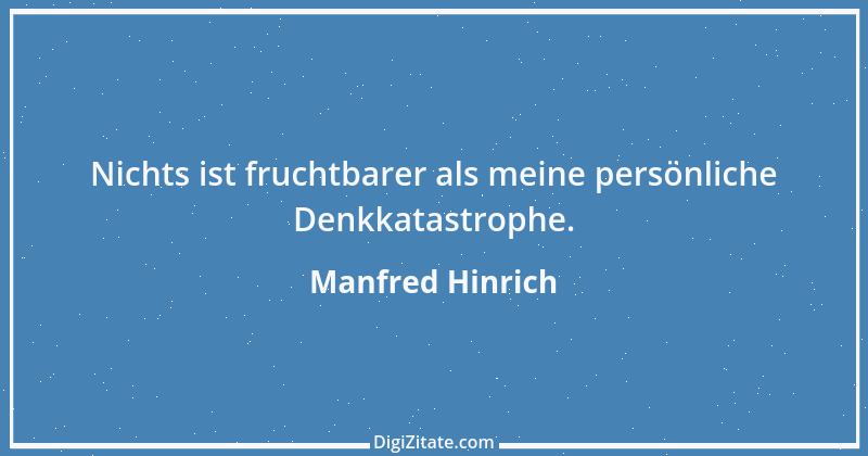 Zitat von Manfred Hinrich 1969