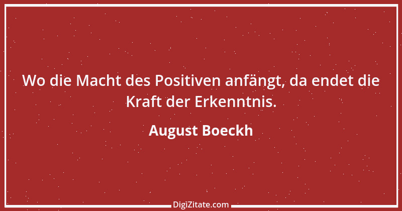 Zitat von August Boeckh 7