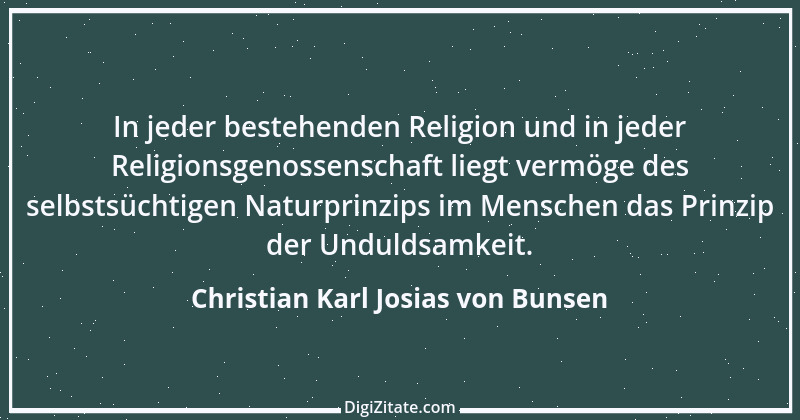 Zitat von Christian Karl Josias von Bunsen 9