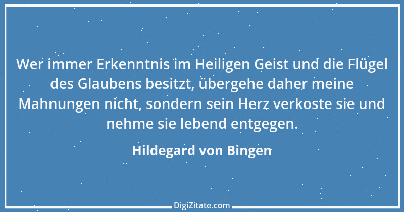 Zitat von Hildegard von Bingen 52