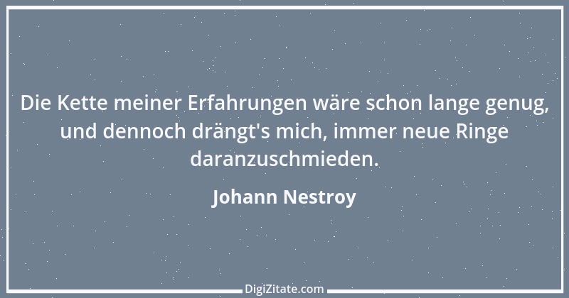 Zitat von Johann Nestroy 64